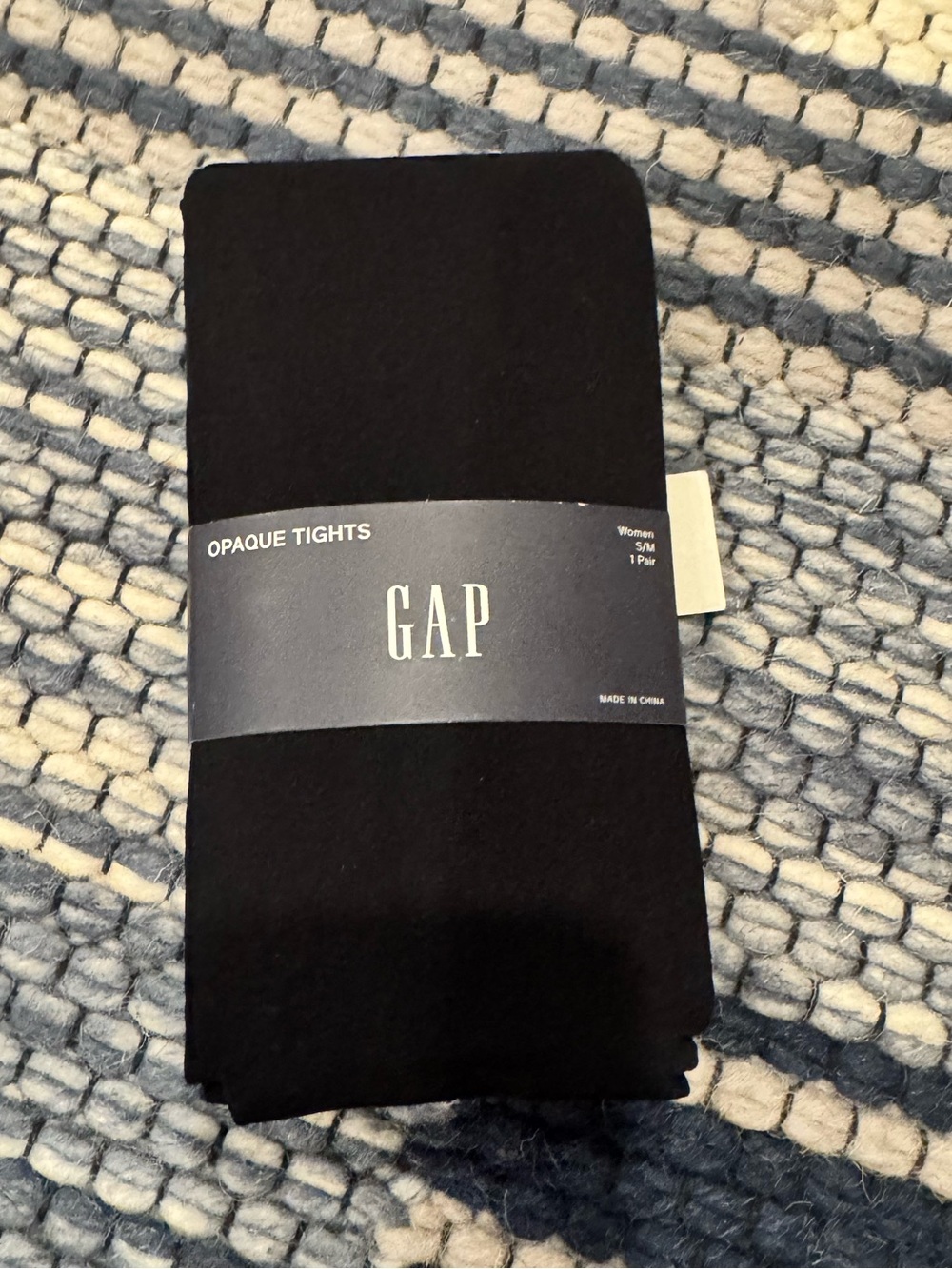 Gap Black Opaque Tights 50 Denier Small Medium S/M
